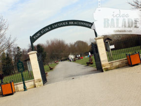 L’entrée du parc d’isle.