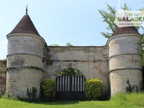 L'entrée avec ses deux tours.