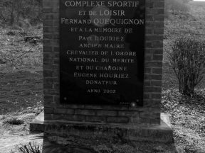 Plaque commémorative.