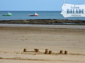 Châteaux de sable.