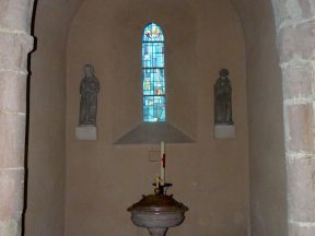 L'intérieur de l'église.