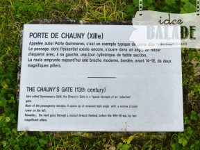 Panneau d’information.