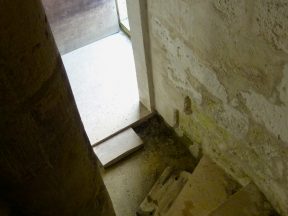 L'escalier de la tour.