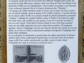 Panneau d'information.