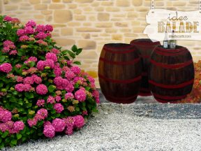 La façade de la cidrerie.