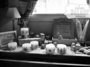 Les bougies artisanales.