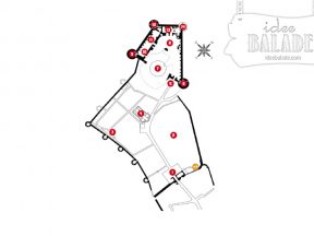 Plan du château de Coucy.