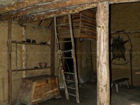 Intérieur de l'habitat.