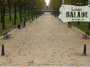 Allée coté Palais des Sports.