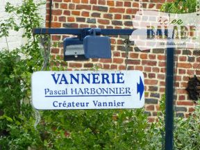 L’atelier de vannerie.